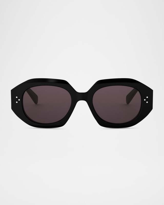 3 Dot Geometric Square Sunglasses
